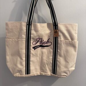 NWT Victoria's Secret PINK Friday 2004 vintage dog travel tote book bag gym